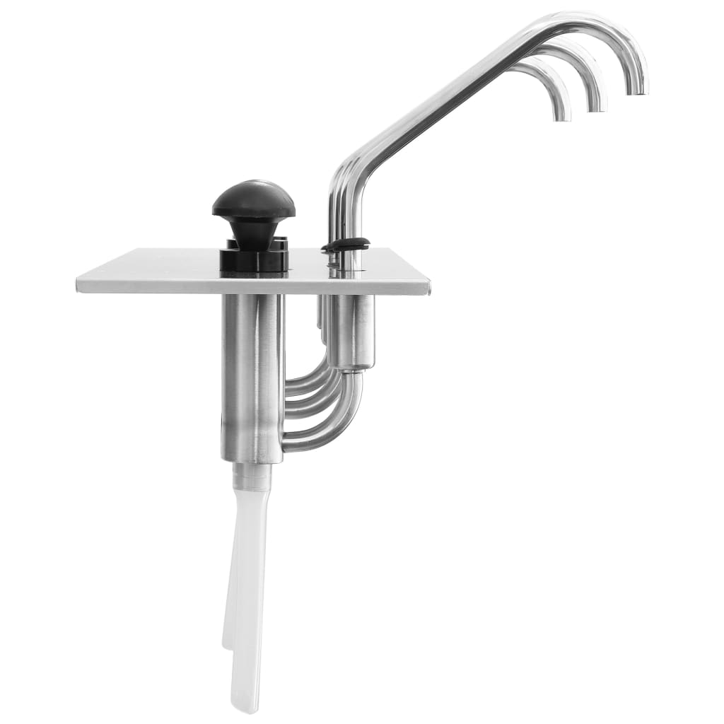 vidaXL Sauce Dispenser Stainless Steel 3.5 L vidaXL
