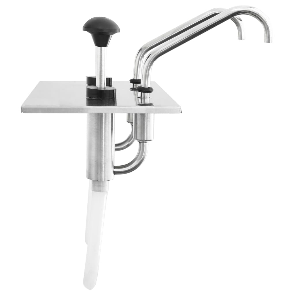 vidaXL Sauce Dispenser Stainless Steel 3.5 L vidaXL