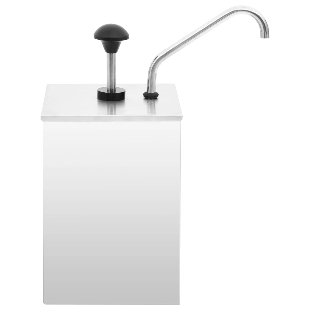 vidaXL Sauce Dispenser Stainless Steel 3.5 L vidaXL