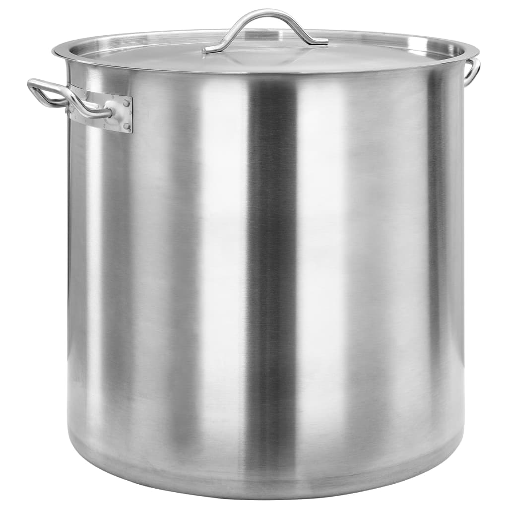 vidaXL Stock Pot 26 L 32x32 cm Stainless Steel vidaXL
