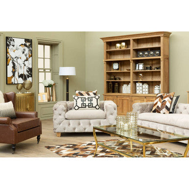 Astratto Floral and Metallic Wall Art Orsina