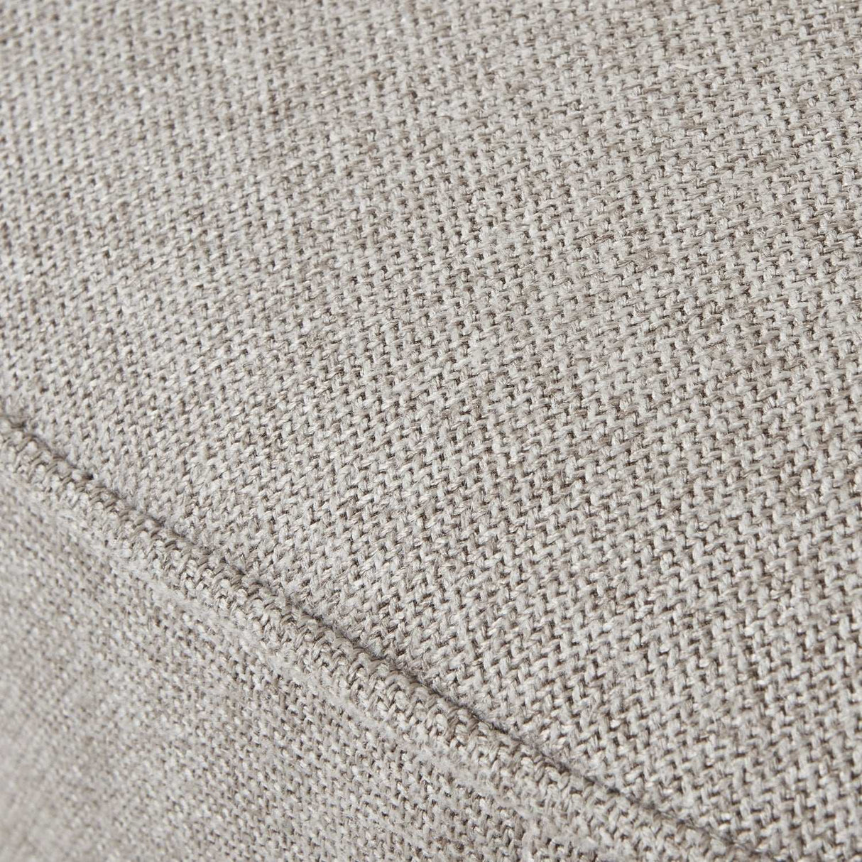 Lily Swivel Ottoman In Oatmeal Twill Shades 4 Seasons