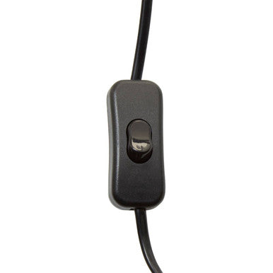 Orsina Table Lamp with a sleek black inline switch for easy operation