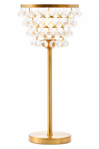 Elegant Orsina Table Lamp with Crystal Detailing and Gold Finish for Stylish Home Decor