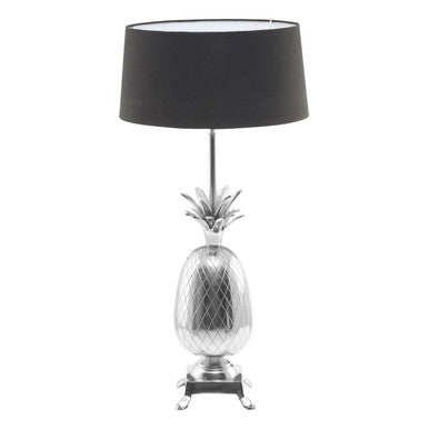 Orsina Table Lamp with a Pineapple Design and Black Shade for Elegant Home Decor
