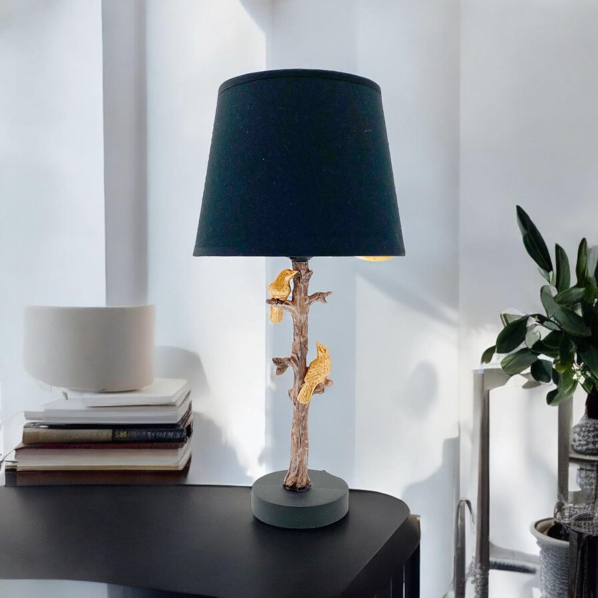MSL Table Lamp with a tree branch design and gold accents, perfect for stylish home decor