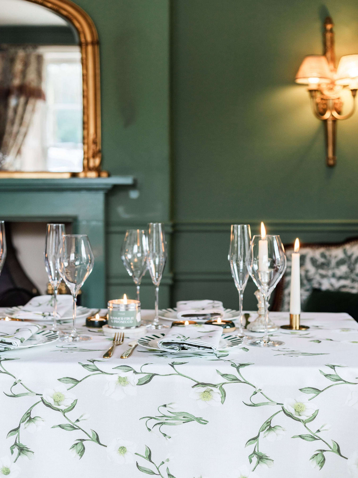 Elegant Avalon Home UK tablecloth featuring floral design for stylish dining experiences