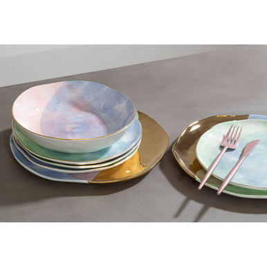 Avie 16 Piece Matte Pink Finish Cutlery Set Orsina