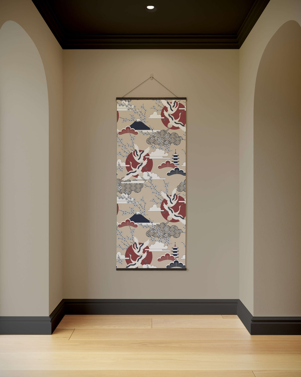 Printworks Tapestry featuring a decorative design with traditional motifs for wall decor