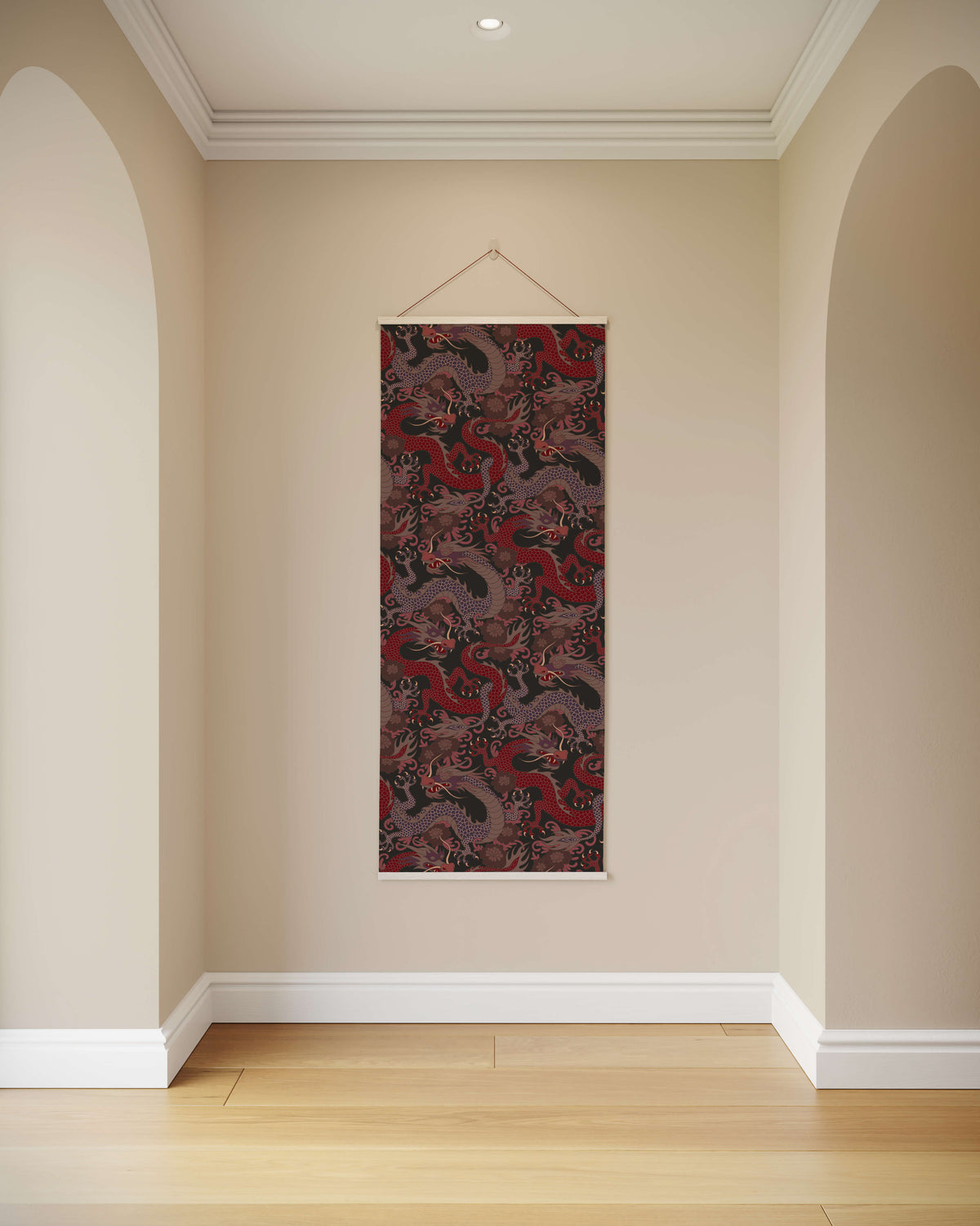 Printworks Tapestry featuring a vibrant dragon design, perfect for home decor