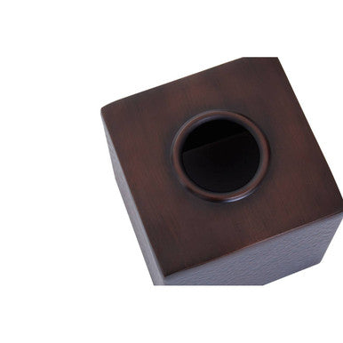 Orsina Wooden Tissue Box with a Smooth Finish for Elegant Bathroom Decor