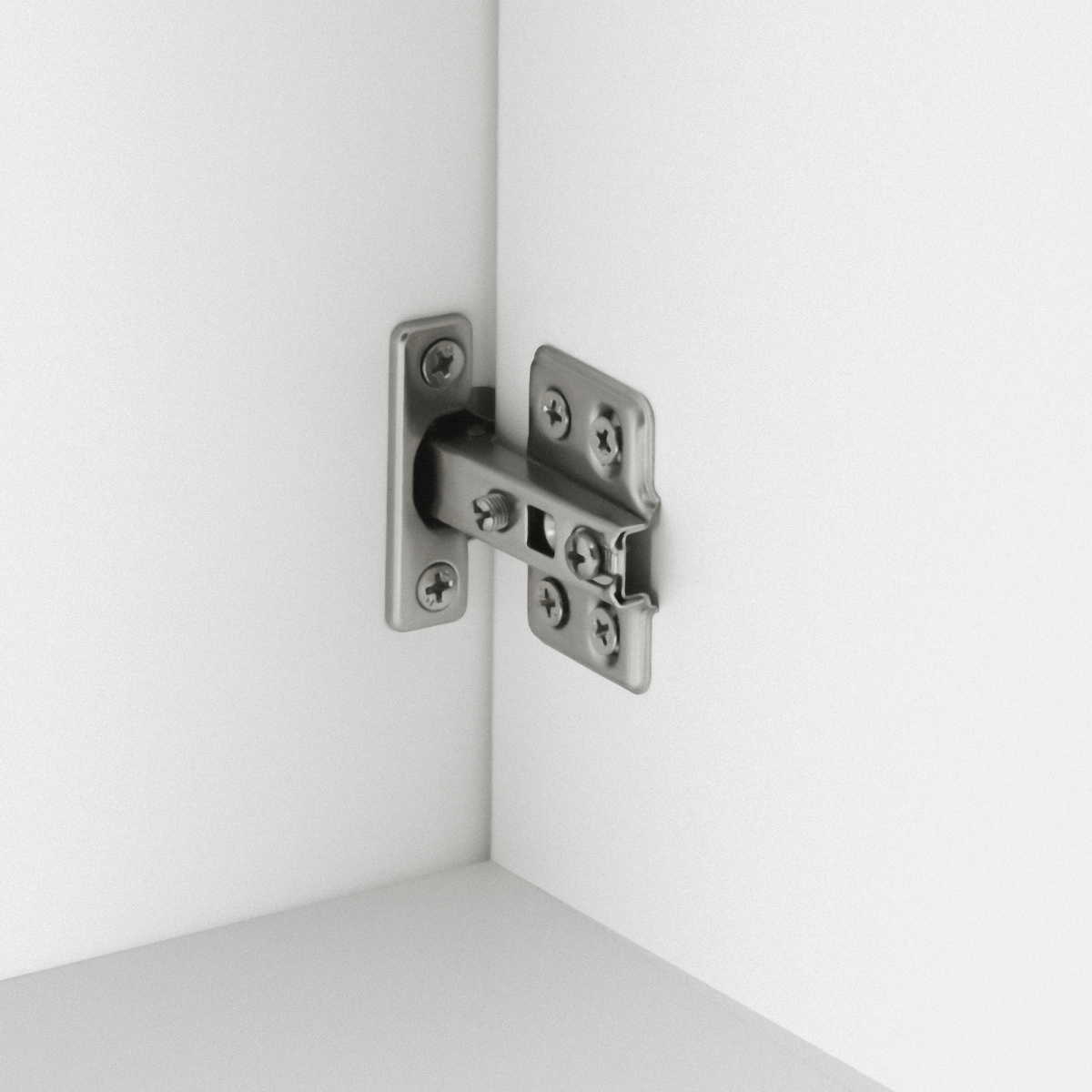 Kleankin Stylish White Bathroom Cabinet with Shelves kleankin