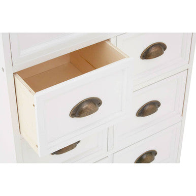 Orsina Austin Drawers Chest with Stylish Wooden Top Orsina