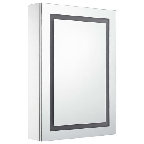 LED Bathroom Mirror Cabinet 50x13x70 cm vidaXL