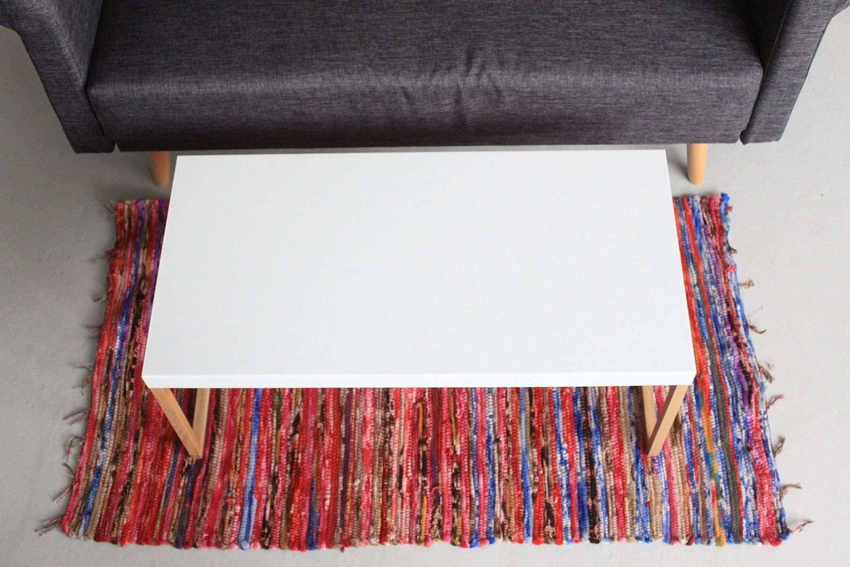 Ancient Wisdom UK Velvet Rug - Stylish Indian Rag Rug AW Dropship UK