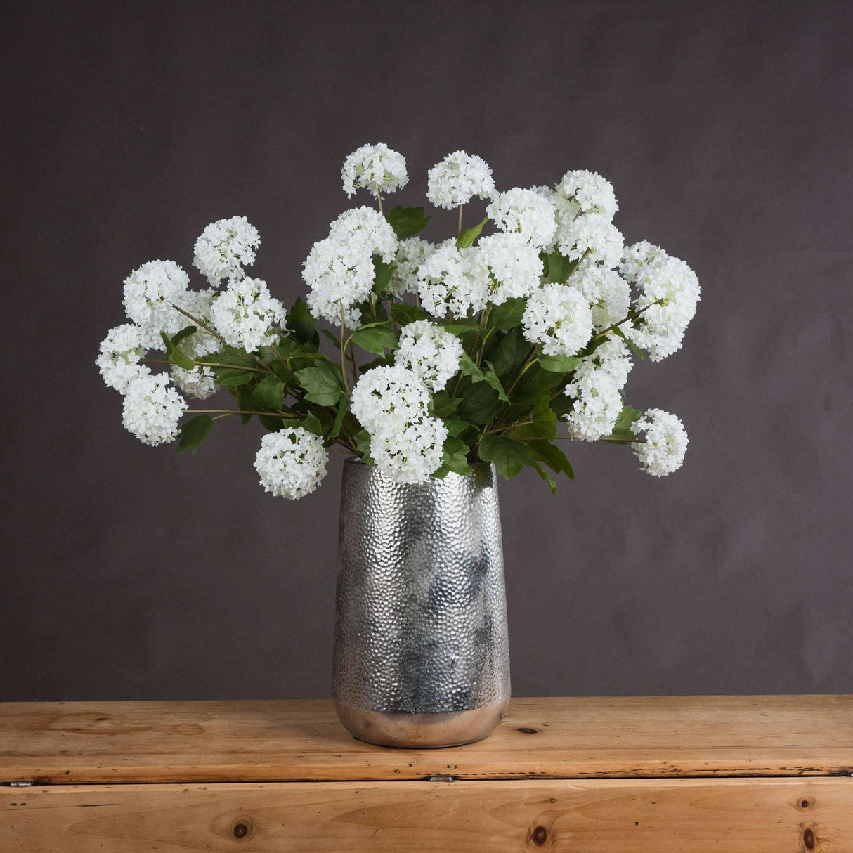 Shades 4 Seasons Viburnum Opulus Artificial Flower Stem WHITE PLASTIC Shades 4 Seasons