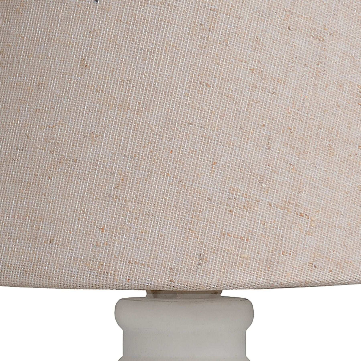 Shades 4 Seasons Classic White Table Lamp with Neutral Shade Shades 4 Seasons