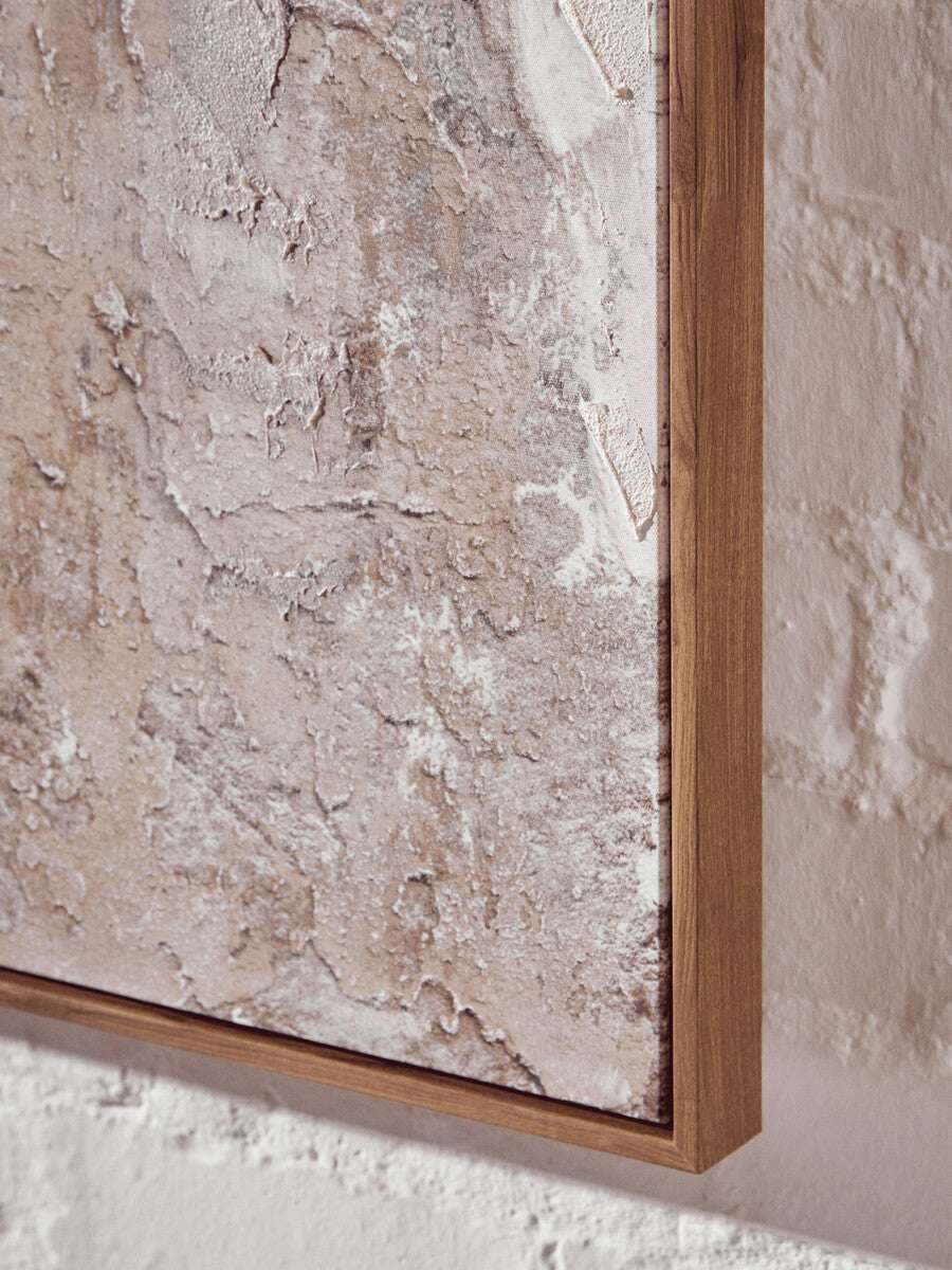 Astratto Set Of 2 Neutral Hued Textured Wall Art Orsina