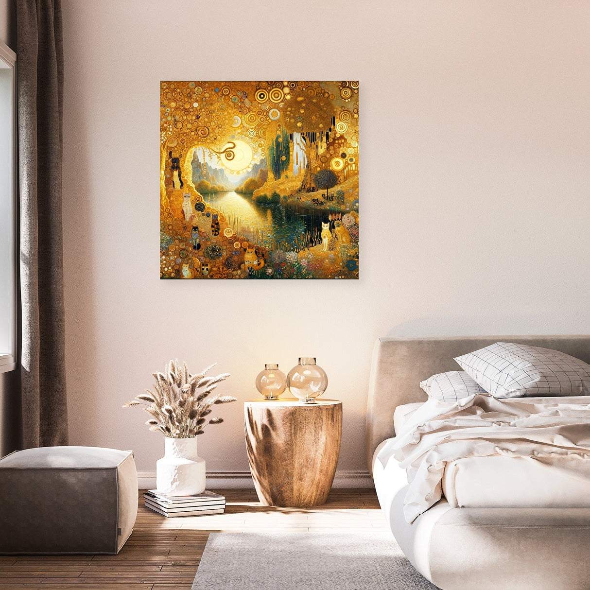 Stunning Wall Art Canvas featuring an abstract design, perfect for enhancing modern home decor