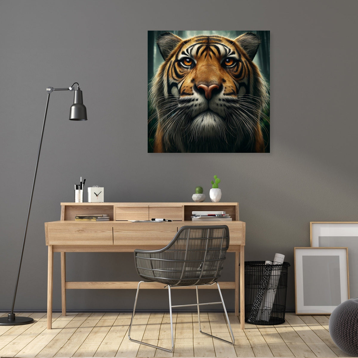 Vibrant Wall Art Canvas featuring a majestic tiger for stylish home decor