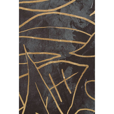 Astratto Canvas Black and Gold Wall Art Orsina