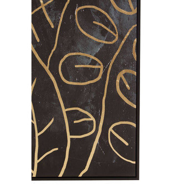 Astratto Canvas Black and Gold Wall Art Orsina