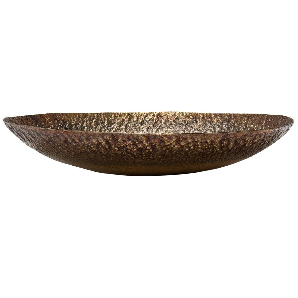 Shades 4 Seasons Decorative Wall Art Plate in a textured bronze finish, perfect for modern home decor