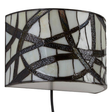 Orsina Decorative Wall Light with a Stylish Stained Glass Design for Unique Interior Illumination