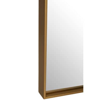 Ando Large Square Gold Finish Wall Mirror Orsina