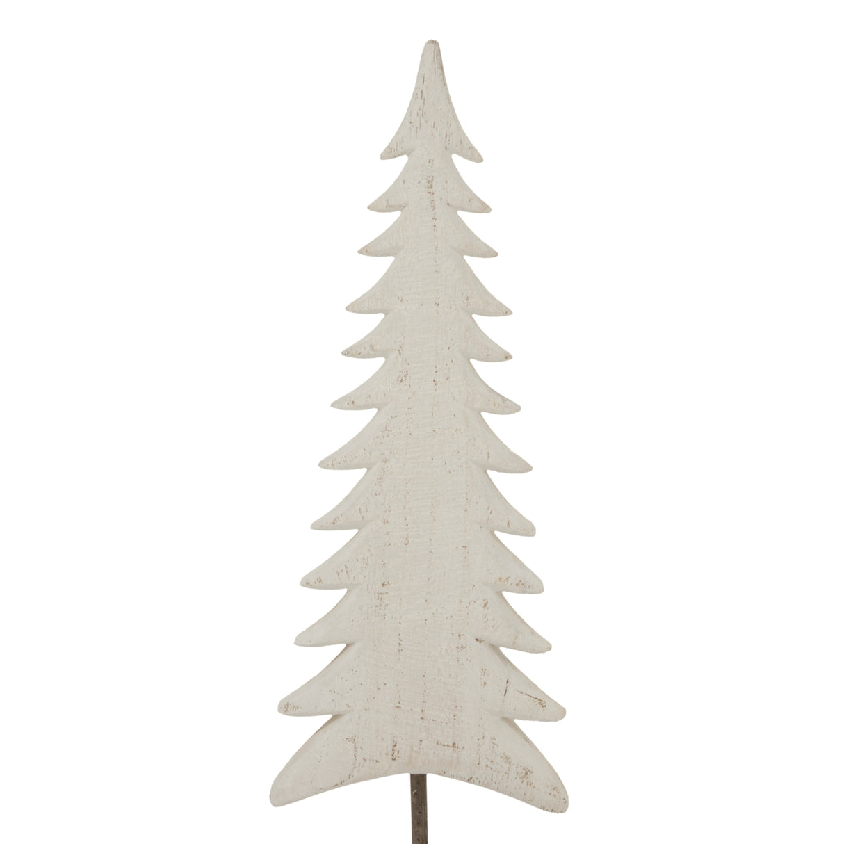Whitewashed Tall Tree decorative piece for Christmas room decorations and festive home decor