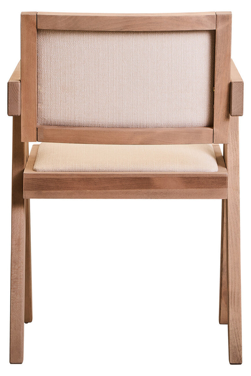 Stylish Orsina Dining Chair with a wooden frame and upholstered seat and back for modern interiors