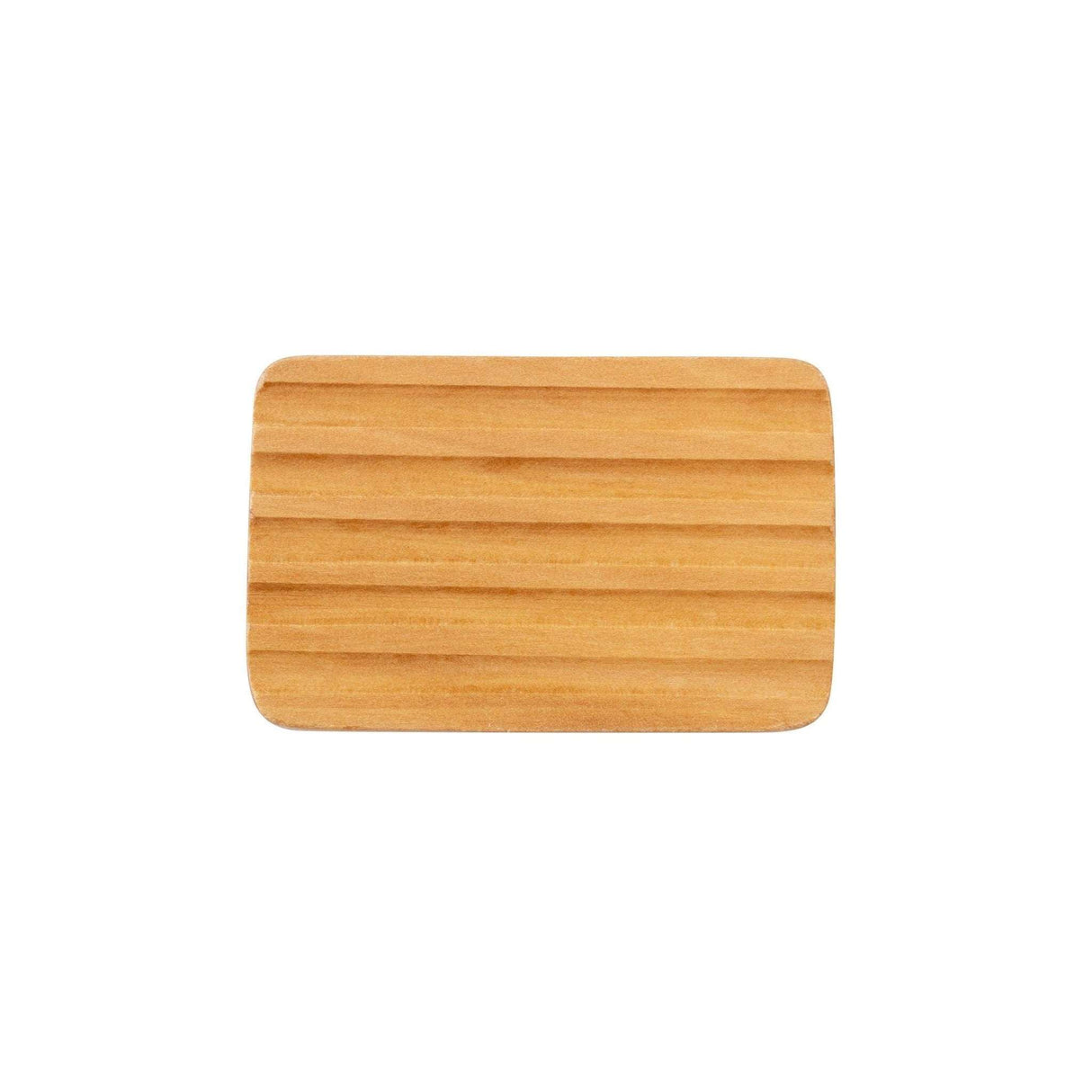 Eco Bath London Wooden Soap Dish made from sustainable bamboo for stylish bathroom organisation