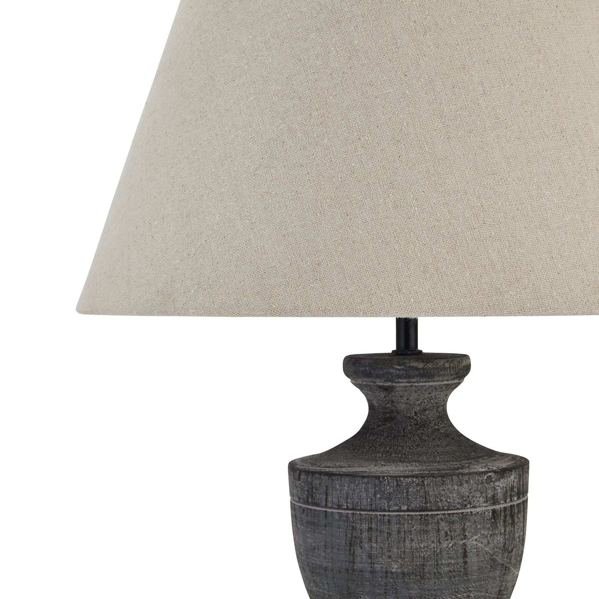 Shades 4 Seasons Wooden Table Lamp with Fabric Shade Shades 4 Seasons