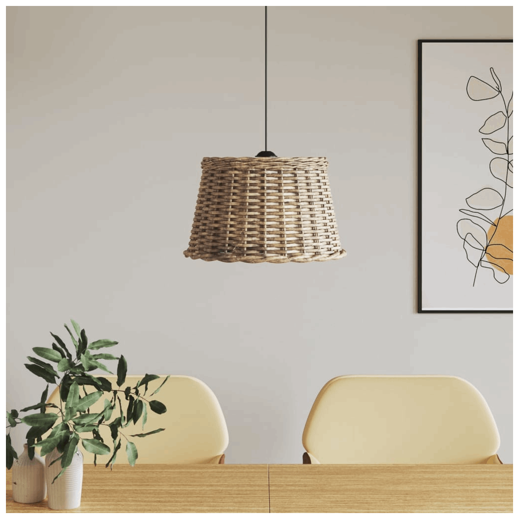 vidaXL Woven Lamp Shade in Natural Colour for Modern Home Decor