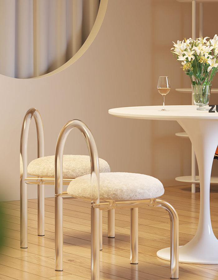 Le Di Vita Dressing Table Chair with Elegant Design and Plush Upholstery in a Modern Interior Setting