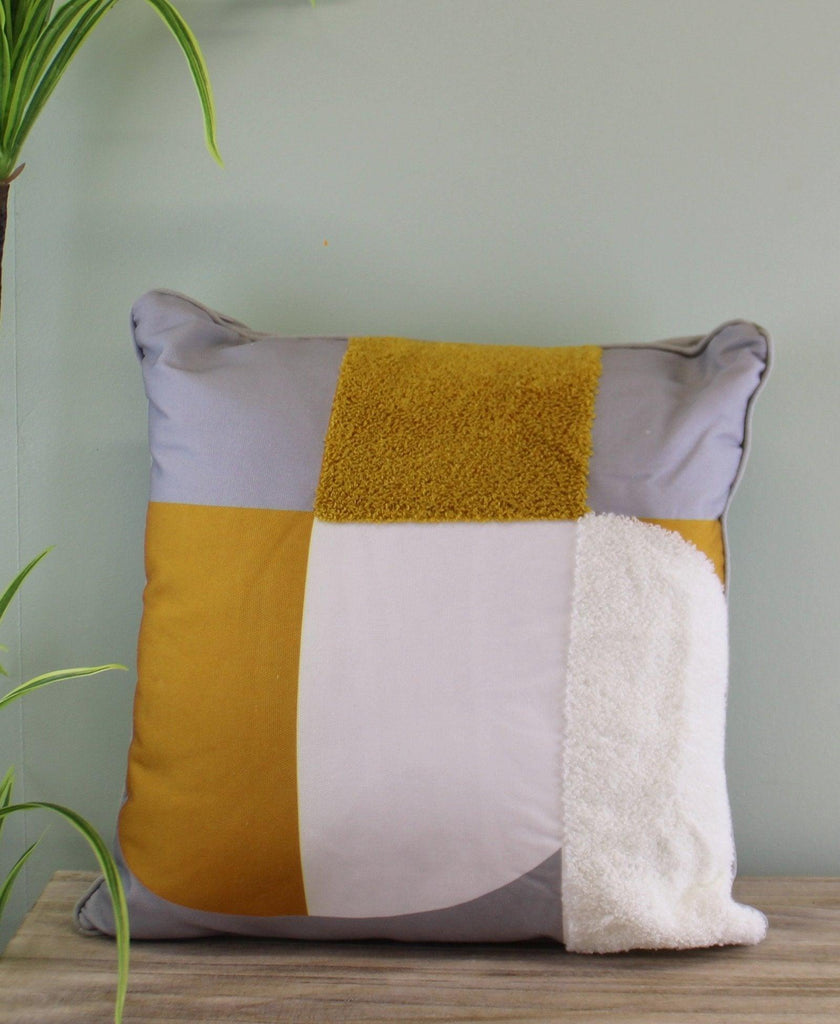 Abstract Design Textured Cushion, Design B - Shades 4 Seasons