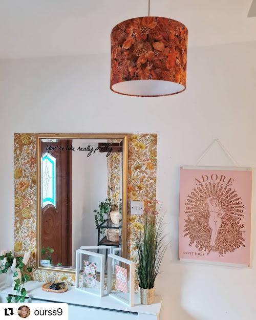 Autumn Beauties 30cm diameter lampshade Shades 4 Seasons