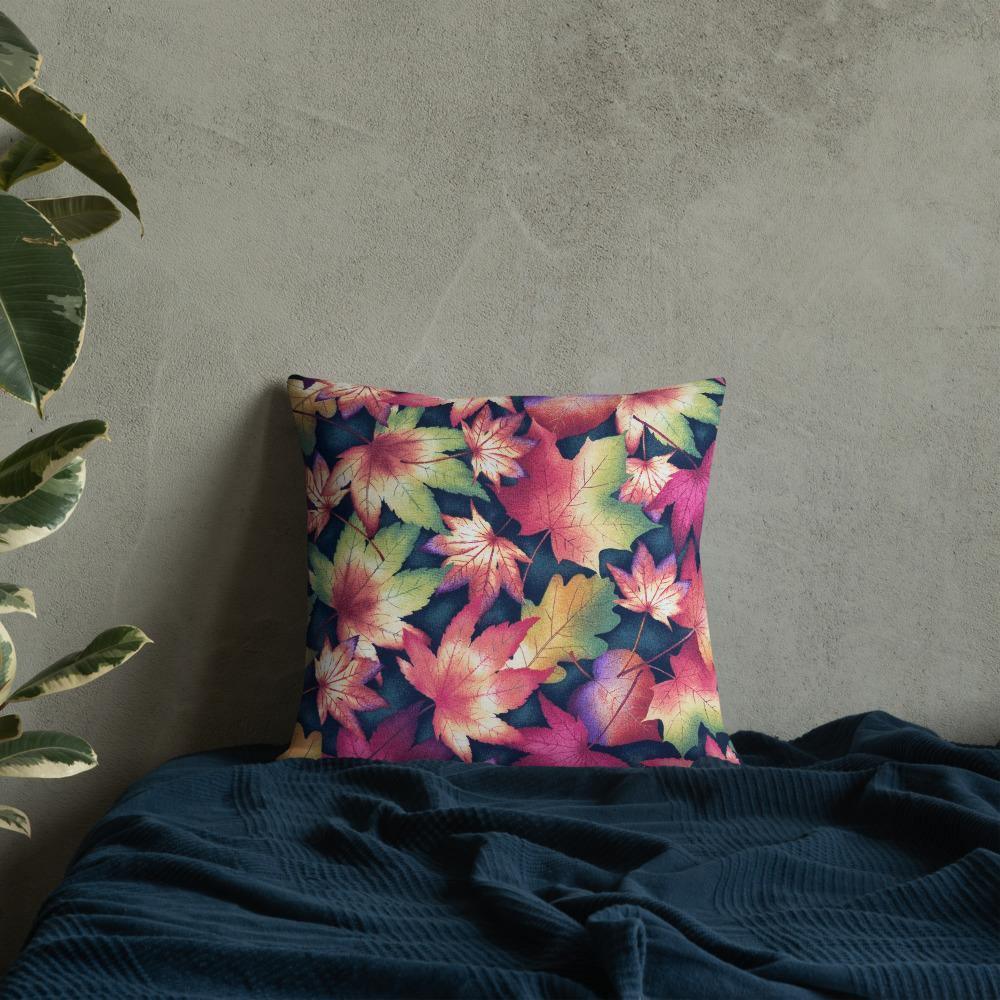 Maple Leaf Design Couch Cushion Shades 4 Seasons