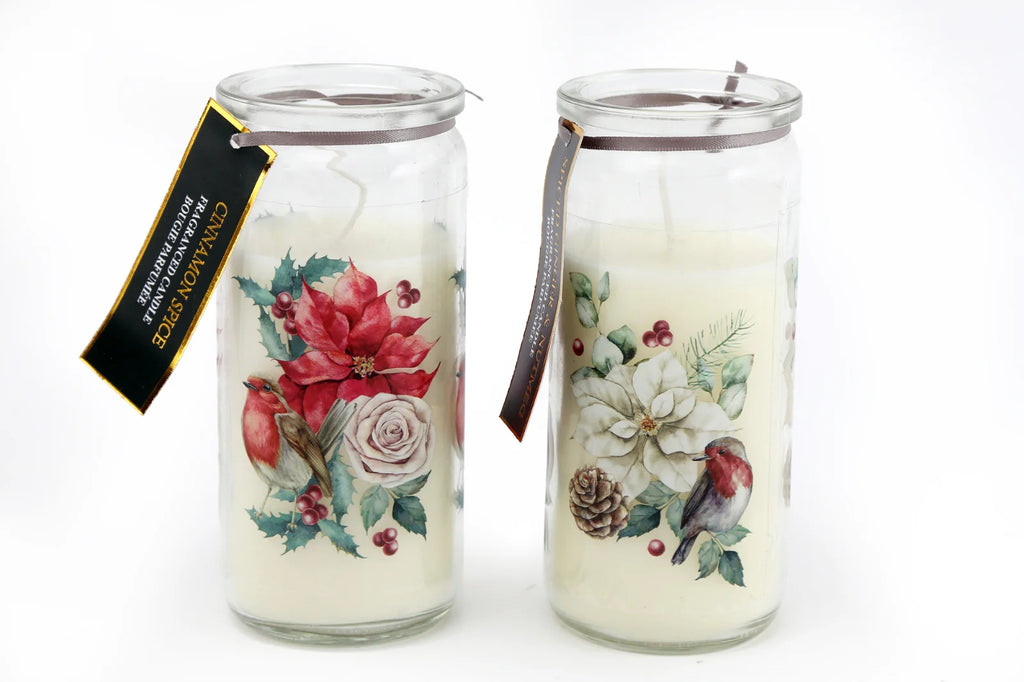 festive botanical, candle pots, shades4seasons