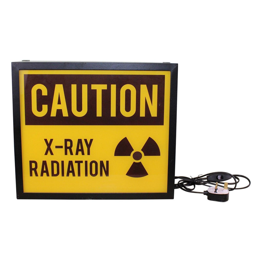 Decorative Lightbox, Caution X-Ray Radiation - Shades 4 Seasons