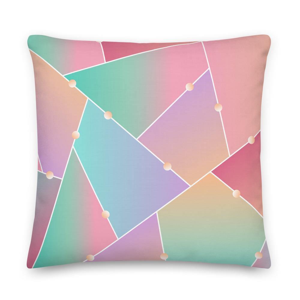 Geometric Colourful Couch Cushion 22×22 Shades 4 Seasons