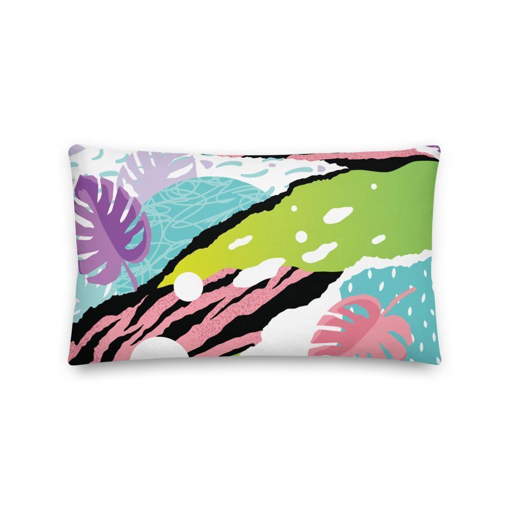 Shades 4 Seasons Colorful Abstract Couch Cushion 20×12 Shades 4 Seasons