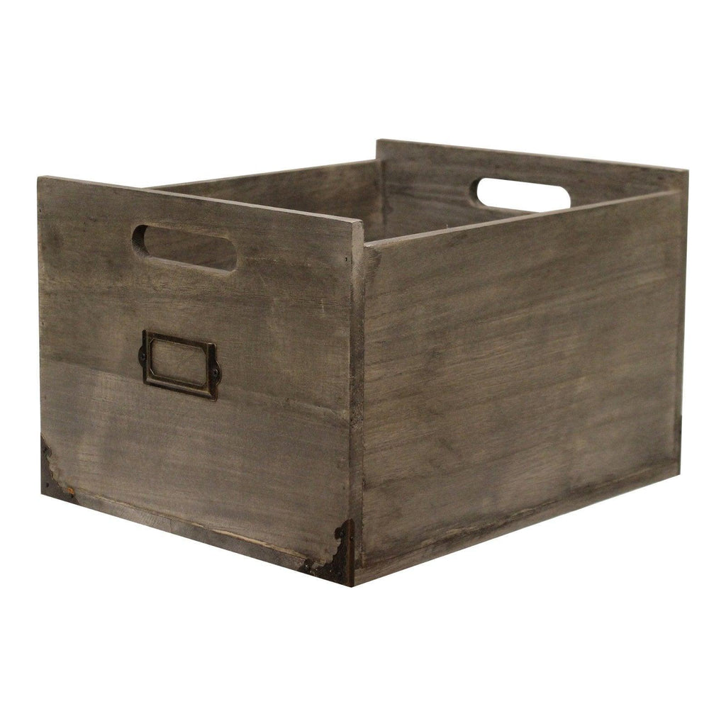 Wooden Office Storage Box, 26x32x20cm. - Shades 4 Seasons
