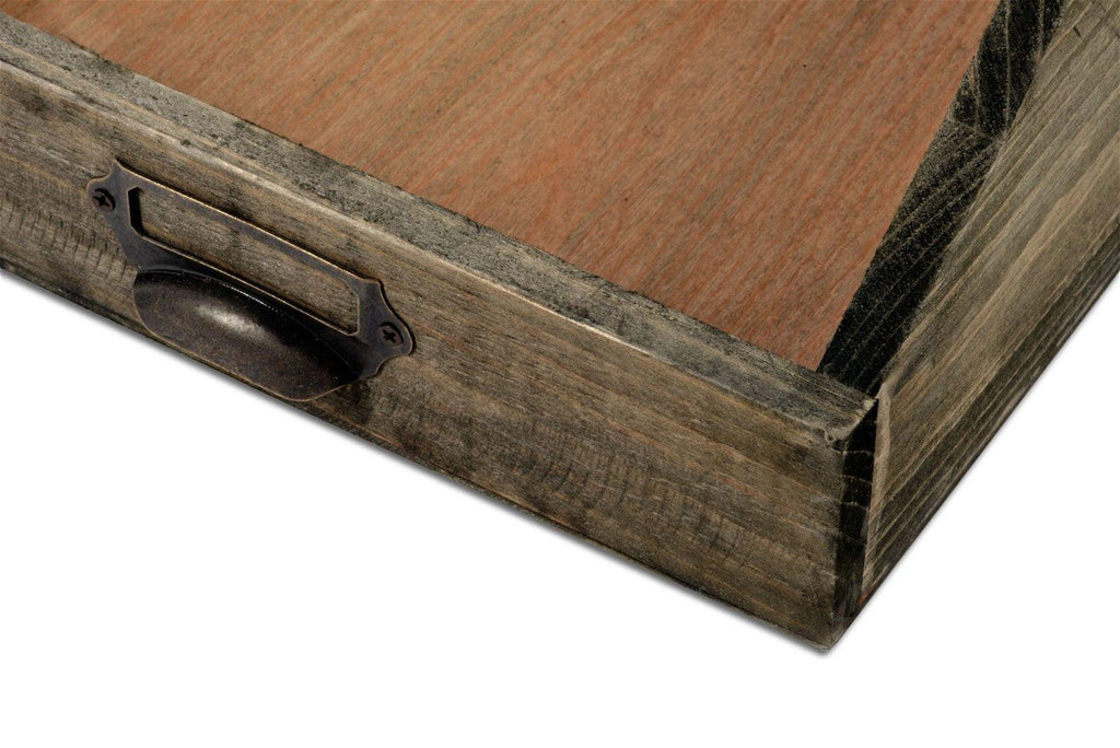 Wooden Paper Tray 25 x 34 x 10 cm - Shades 4 Seasons
