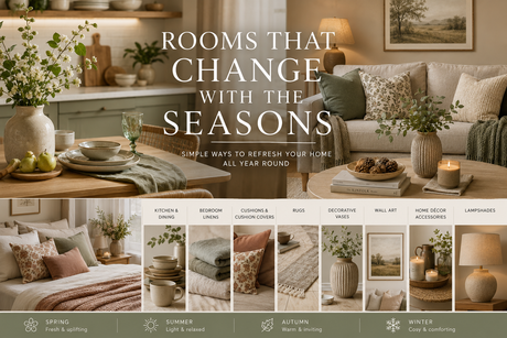 Rooms That Change with the Seasons showcasing seasonal decor ideas for every room in your home