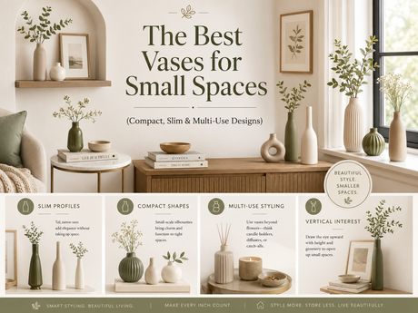 The best vases for small spaces showcasing compact, slim and multi-use designs for stylish decor