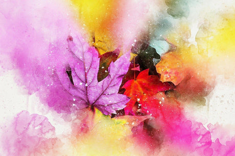 Vibrant autumn leaves in various colours illustrating how to embrace autumn in home decor