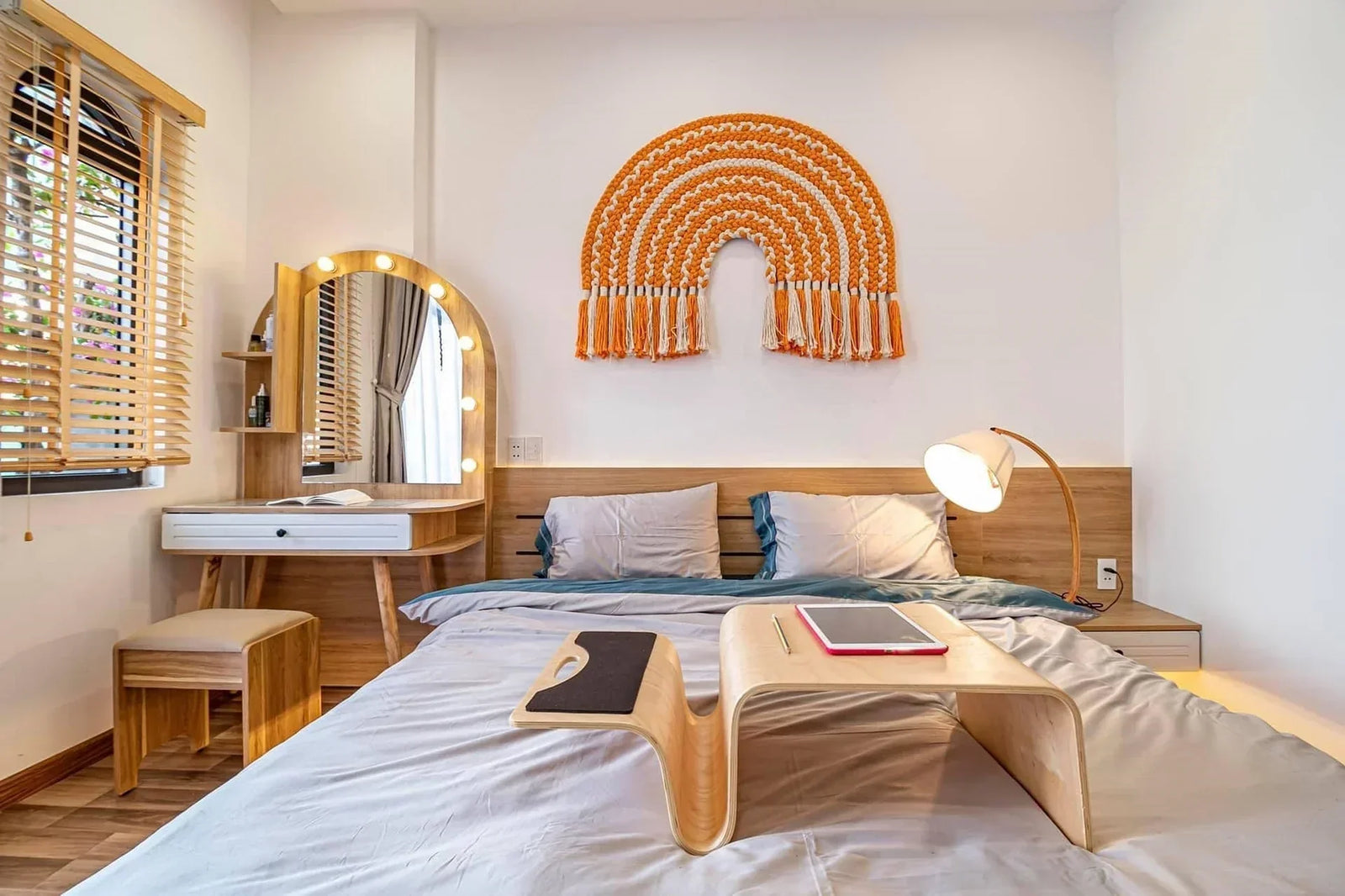 Stylish bedroom showcasing comfortable linens and accessories to help you sleep in style