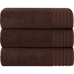 Three Pack Monaco Extra Large Bath Sheets Cotton Towels Set