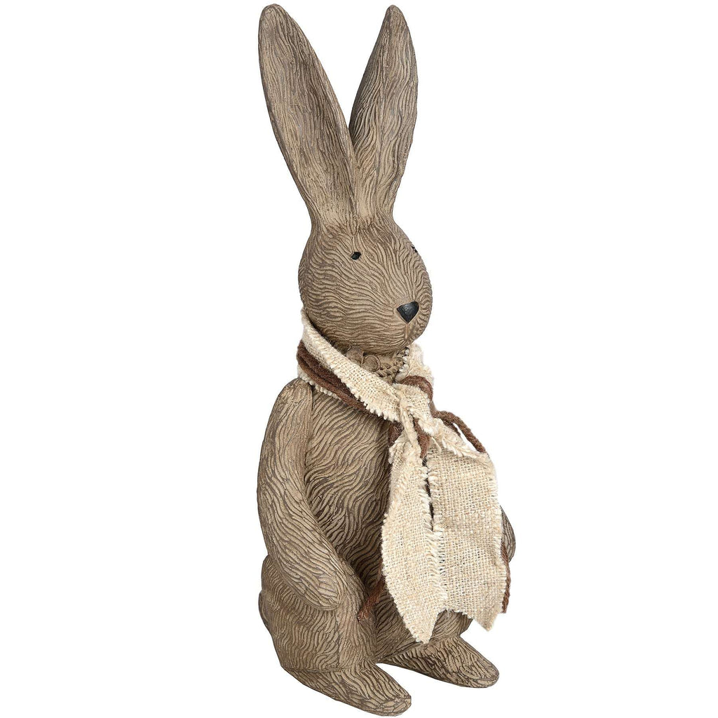 Winter Bunny Rabbit - Small BROWN RESIN Shades 4 Seasons